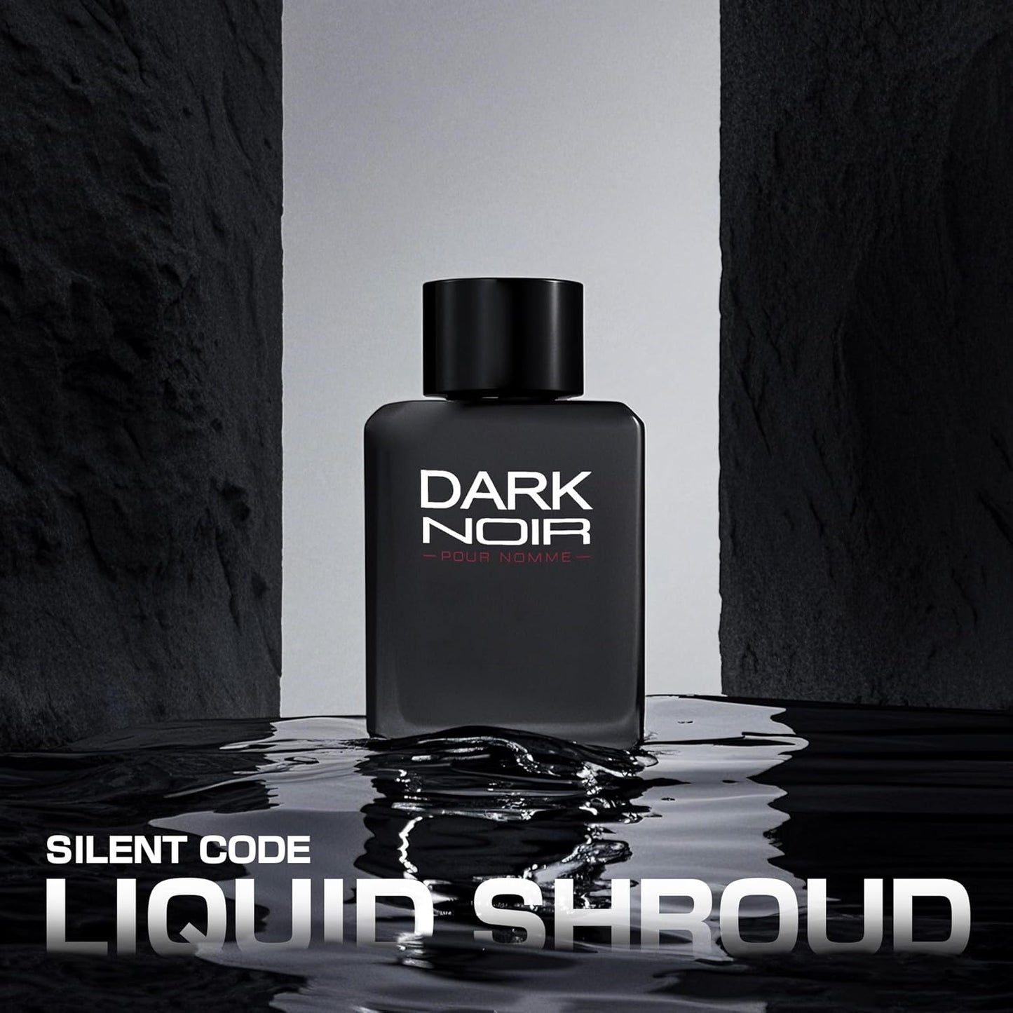 Dark Noir Men Cologne 3.4 Fl Oz Eau De Toilette Spray Notes of Lavender, Wormwood Oil, Patchouli Long Lasting Pefume For Men Daily Wear