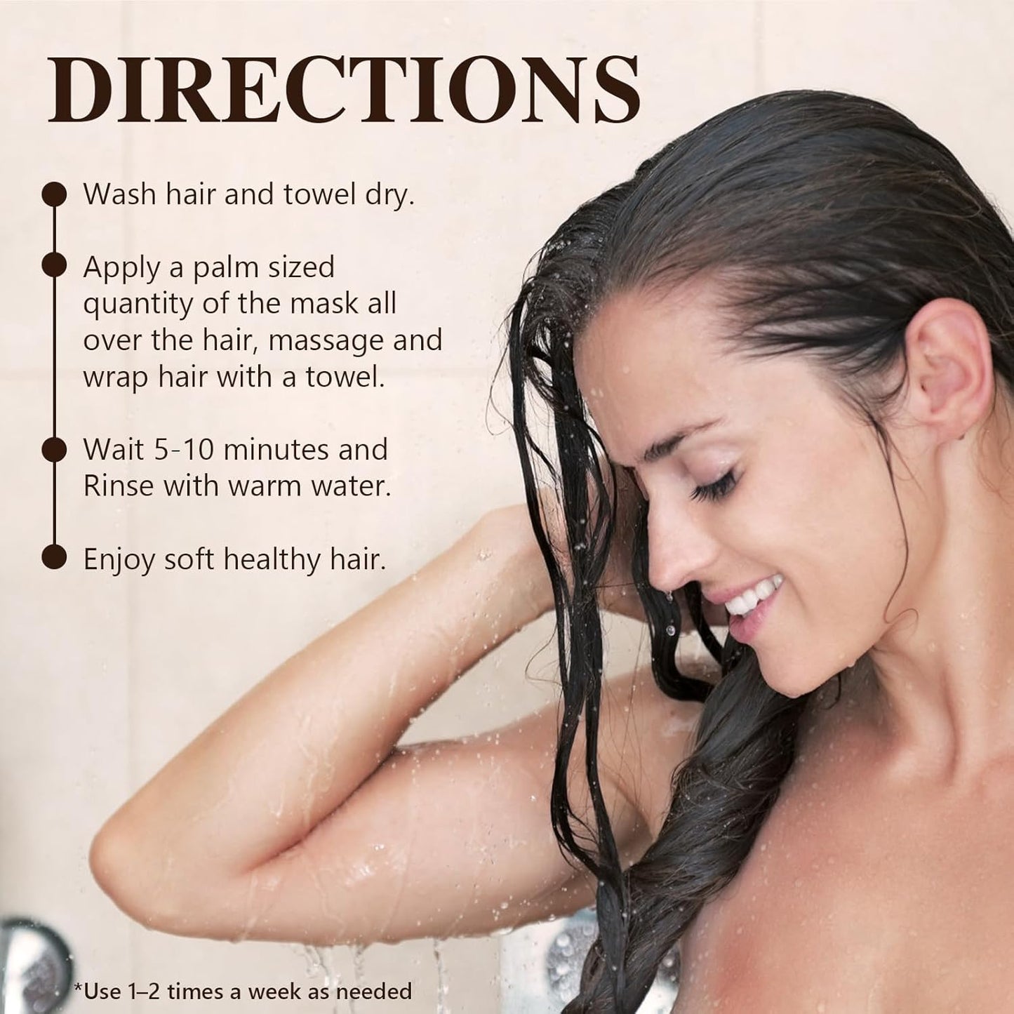 Dmsky 2 Pack Hair Mask for Damaged Hair - 16.2 Fl OZ Collagen Hair Mask & Keratin Hair Treatment-Hydrating,Repairing,Nourishes Deep Conditioning Hair Masks for All Hair Types