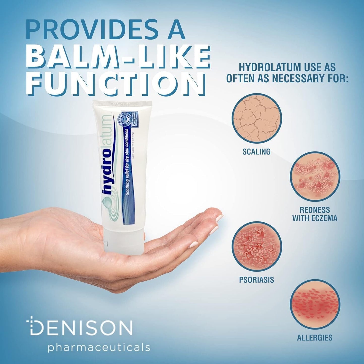 Moisturizing Body Cream - Hydrating Lotion for Sensitive & Extra Dry, Nourishing Skin Protection for Men & Women, 2-Pack (2oz)