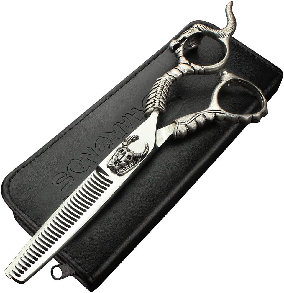 6-inch hair clippers, hair clipper set with handle pattern, noble resin hair clippers, stainless steel scissors