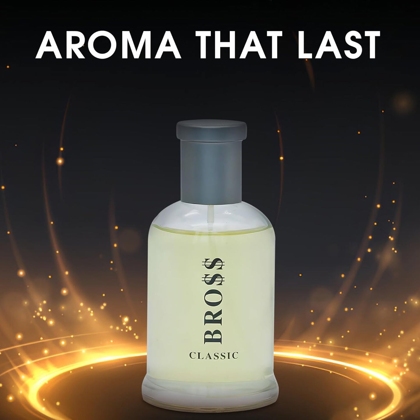 Men's Cologne Bross Classic Timeless & Refined Scent Perfume for Men Elegant Long Lasting Fragrance 3.4Fl Oz for Daily Used