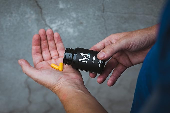 Mdrive Joint Support Supplement for Men - Supports Healthy Joint Function, Flexibility, Comfort & Mobility - Features UC-II Collagen, Turmeric Curcumin & Sodium Hyaluronate from Hyaluronic Acid, 30ct