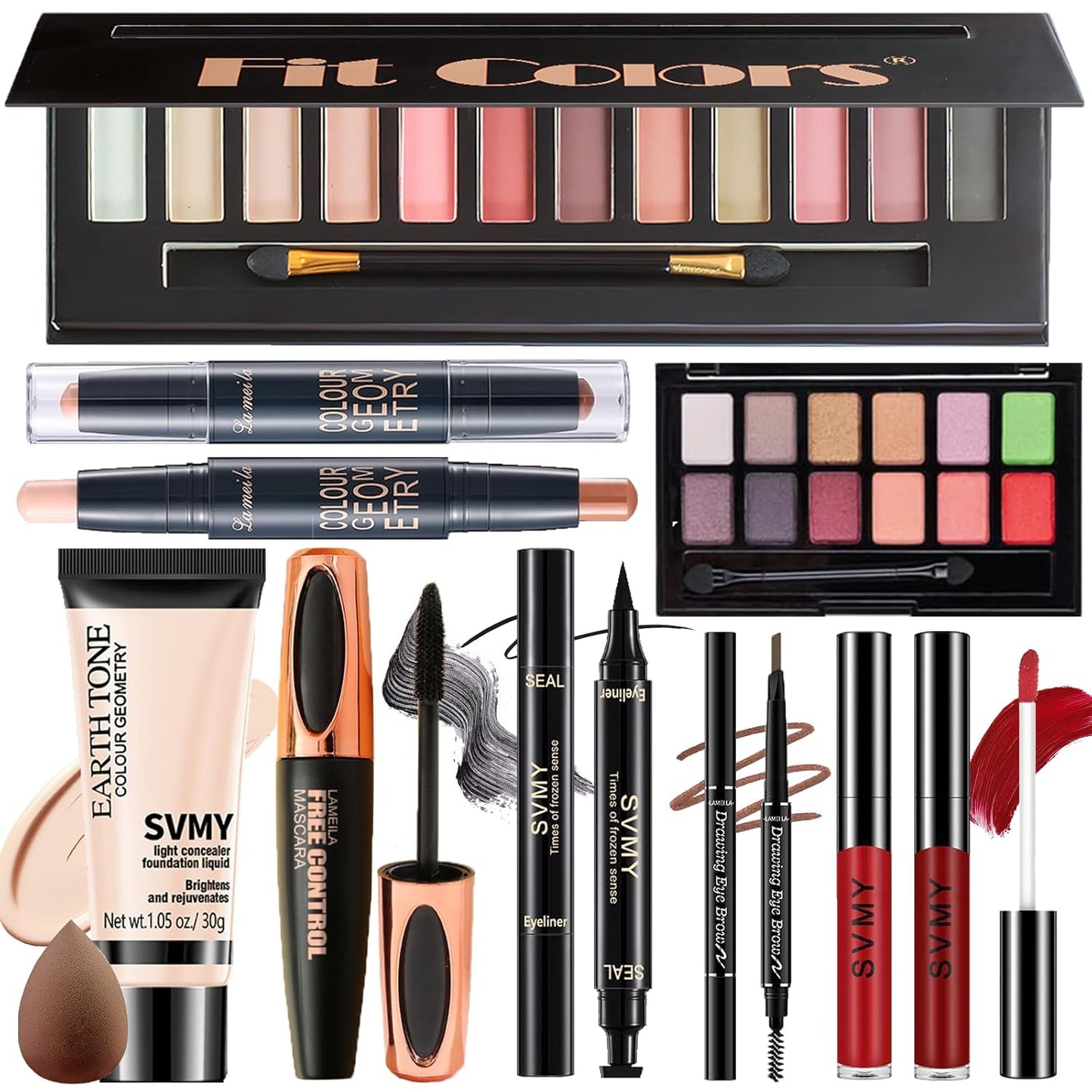 Makeup Set for Women, Makeup Full Kit for Beginners & Professionals, Travel Makeup Set for Teens & Adults, Makeup Gift Set for Girls, Eyeshadow Palette, Lip Gloss, Face & Eye Make up