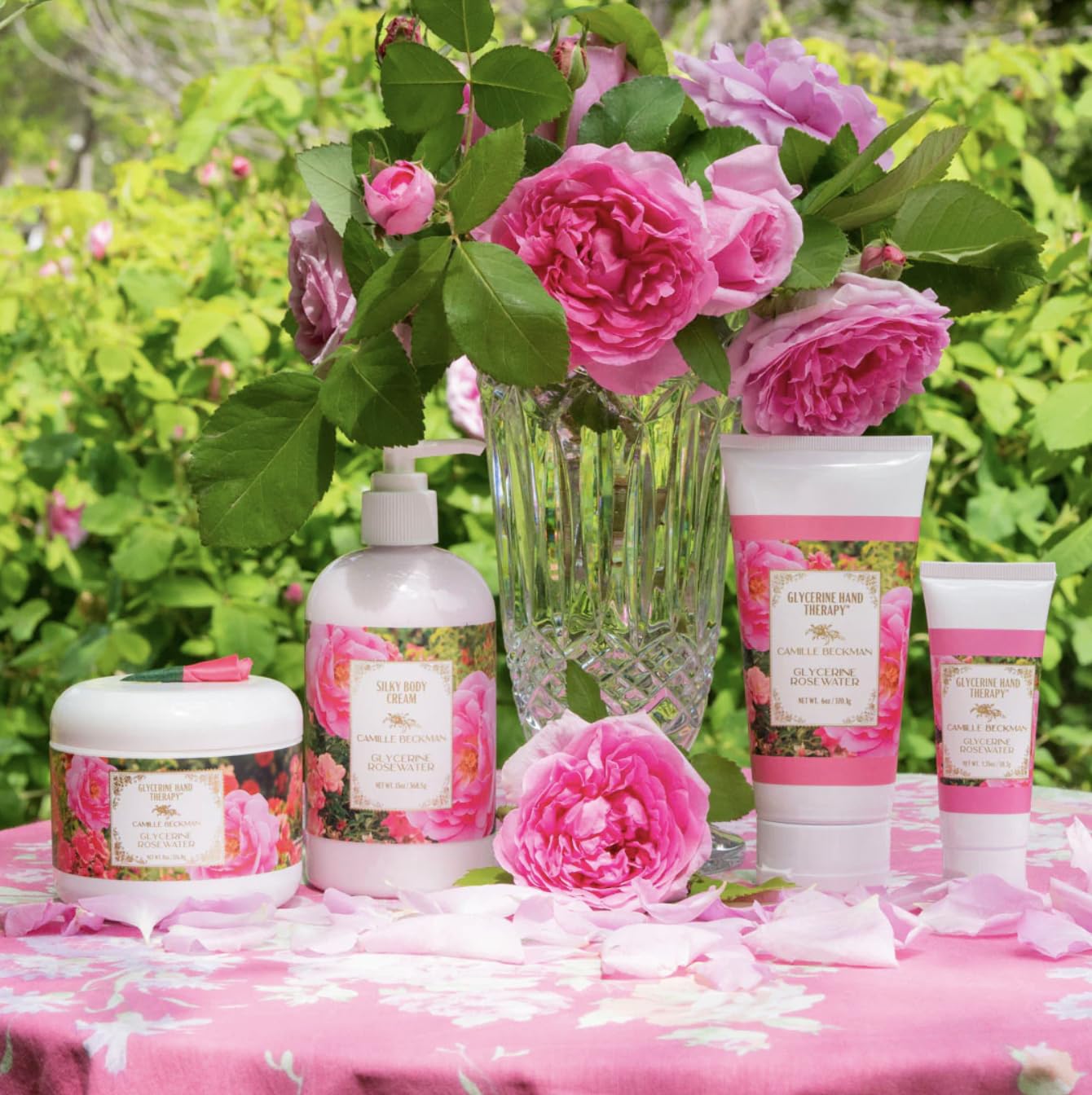 Camille Beckman Glycerine Hand Therapy Cream, Glycerine Rosewater, 6 Ounce