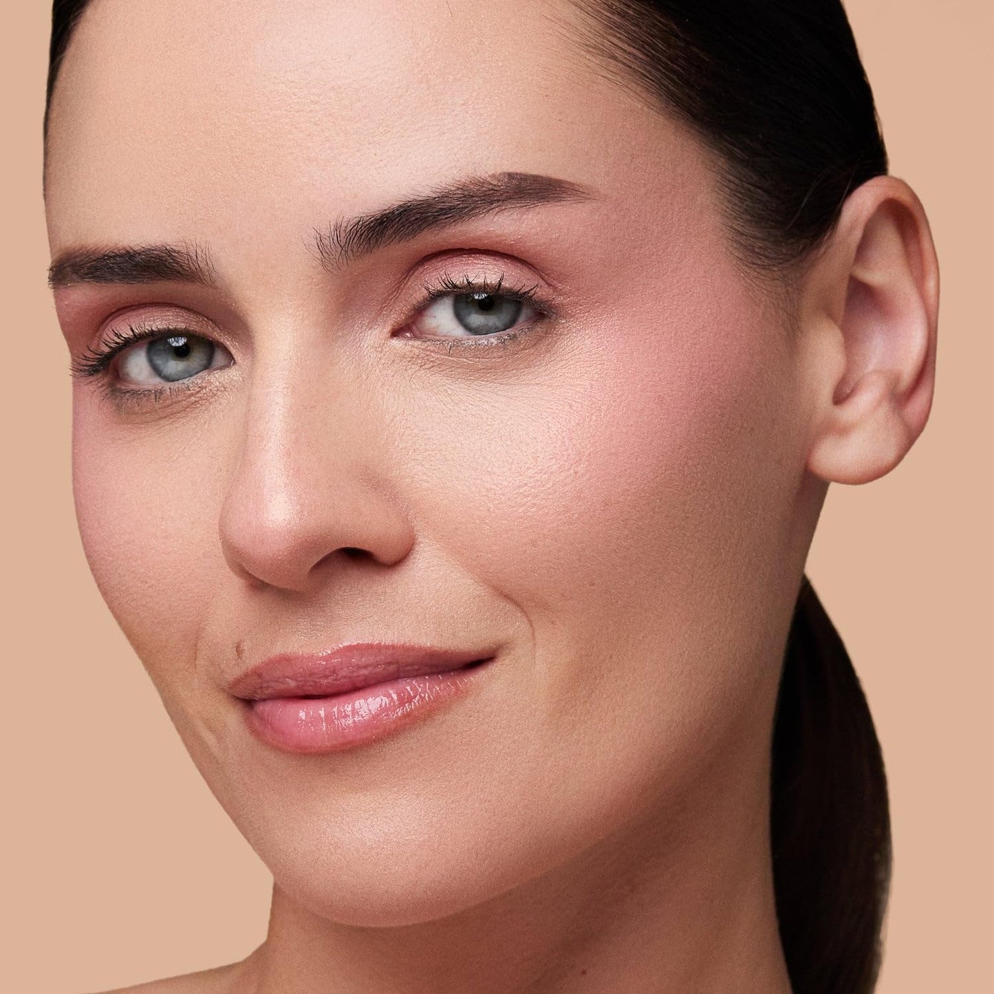 OFIR Pivot Powder | Multi-Use Glow Hydrating Highlight Blush Face Powder | Vegan Formula, Lightweight Buildable Texture | Crease-Free Compact Blush Highlighter | Radiant Rose - Rosy Pink | 0.24 OZ