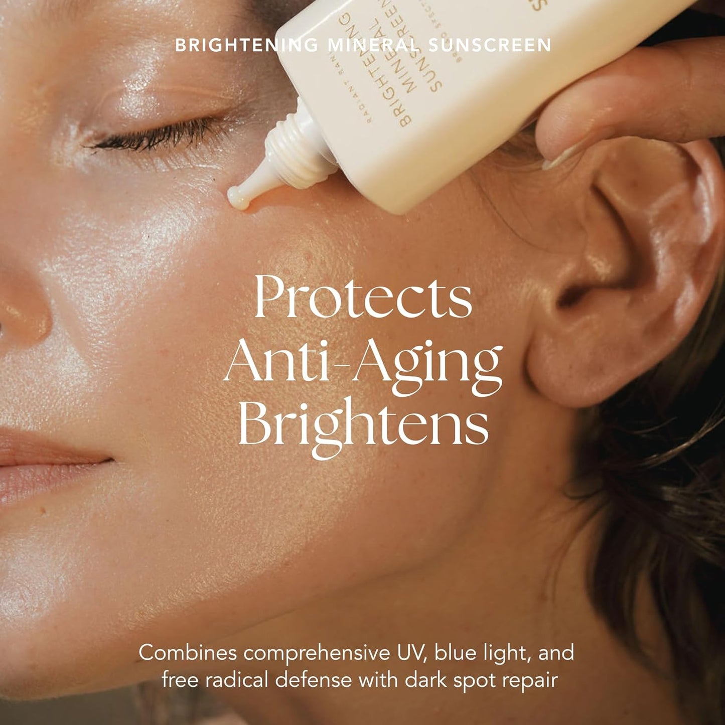 RANAVAT Brightening Mineral Face Sunscreen - Broad-Spectrum SPF 50 Mineral Sunscreen with Zero White Cast - Boosts Radiance & Helps Protect Against Signs of Aging - Safe for Sensitive Skin (50 ml)