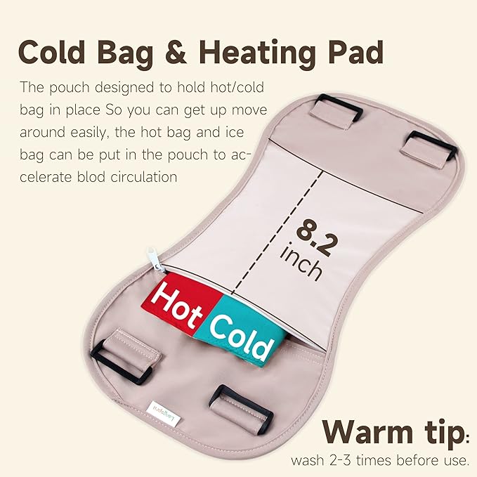 Langsprit Castor Oil Pack Wrap,Organic Cotton Castor Oil Packs for Liver Detox,Pink-2 L