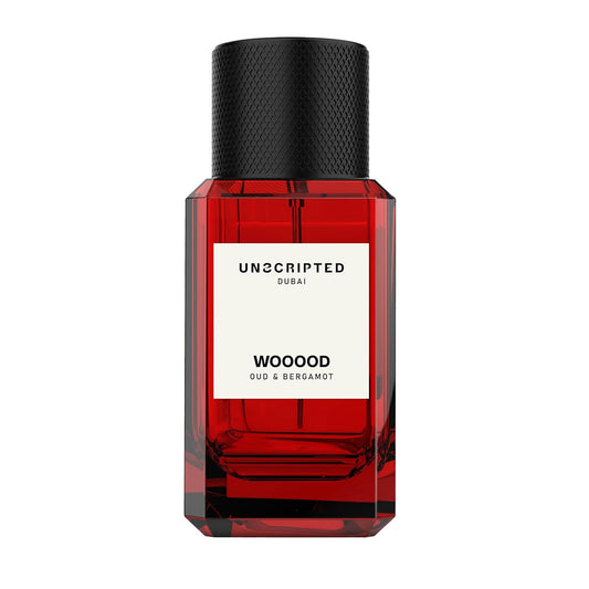 Unscripted Wooood - Perfume For Men And Women - Women Perfume with Saffron, Nutmeg, Musk, Patchouli - Bold, Long-Lasting Mens Cologne - 1.7 oz