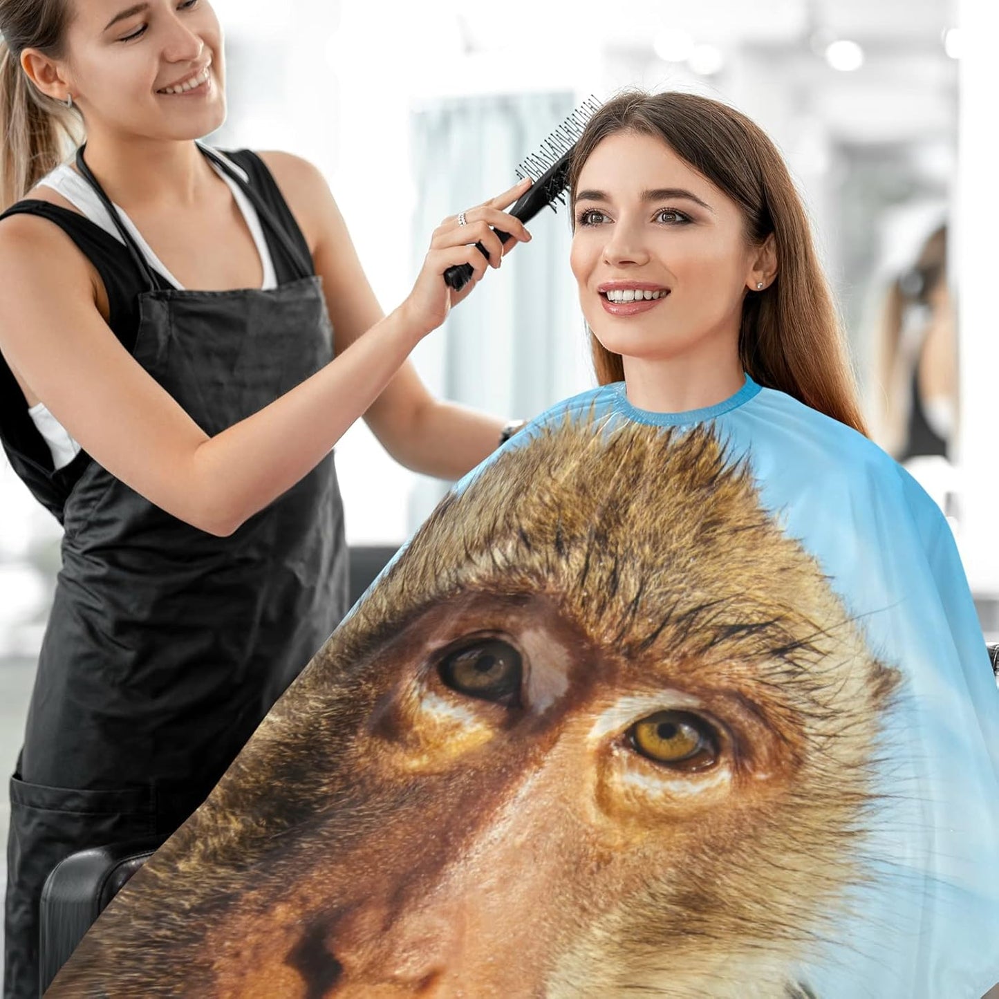 Stylish Barbershop Salon Barber Cape Haircut Cape Salon Apron Unisex Hair Cutting Apron for Men Women