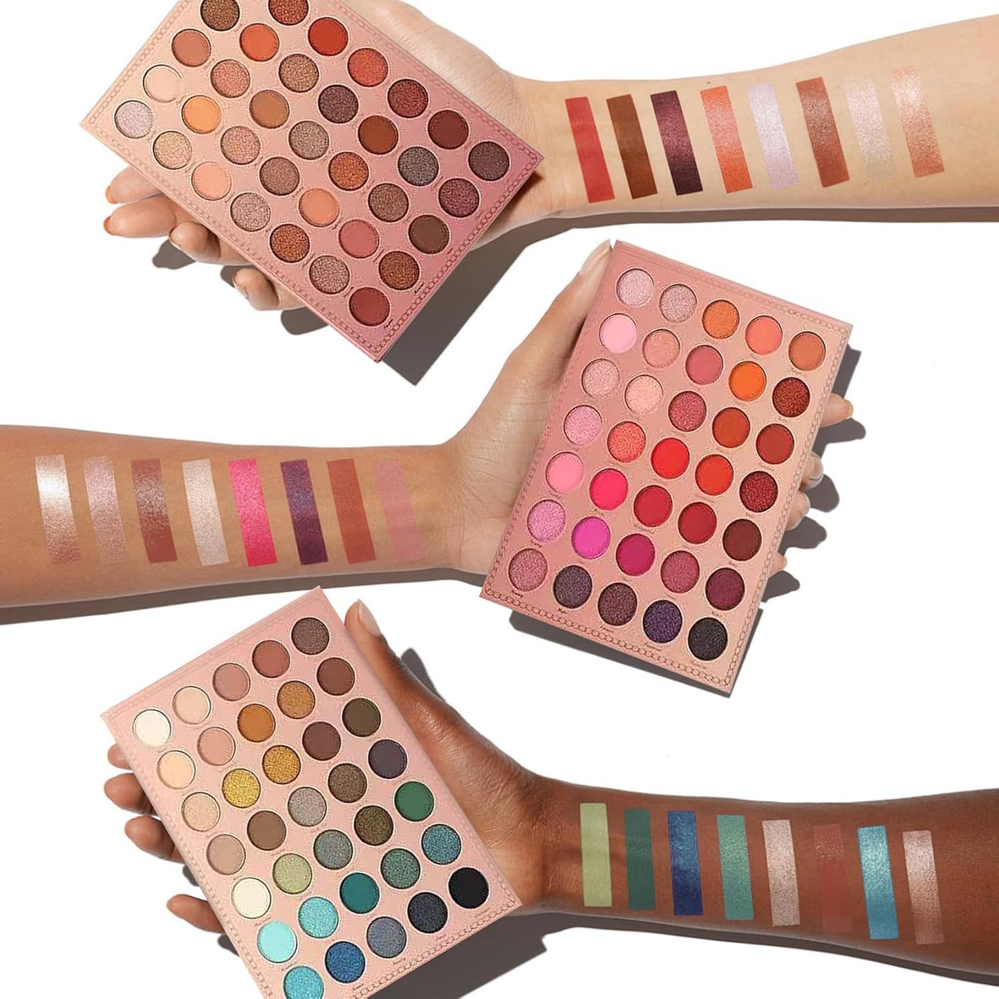 105 Colors Eyeshadow Palette with 5Pcs Brushes Set,Professional Makeup Smokey Nude Matte Eyeshadow Palette,Colorful and Long Lasting Powder Eye Shadow Makeup Gift Set