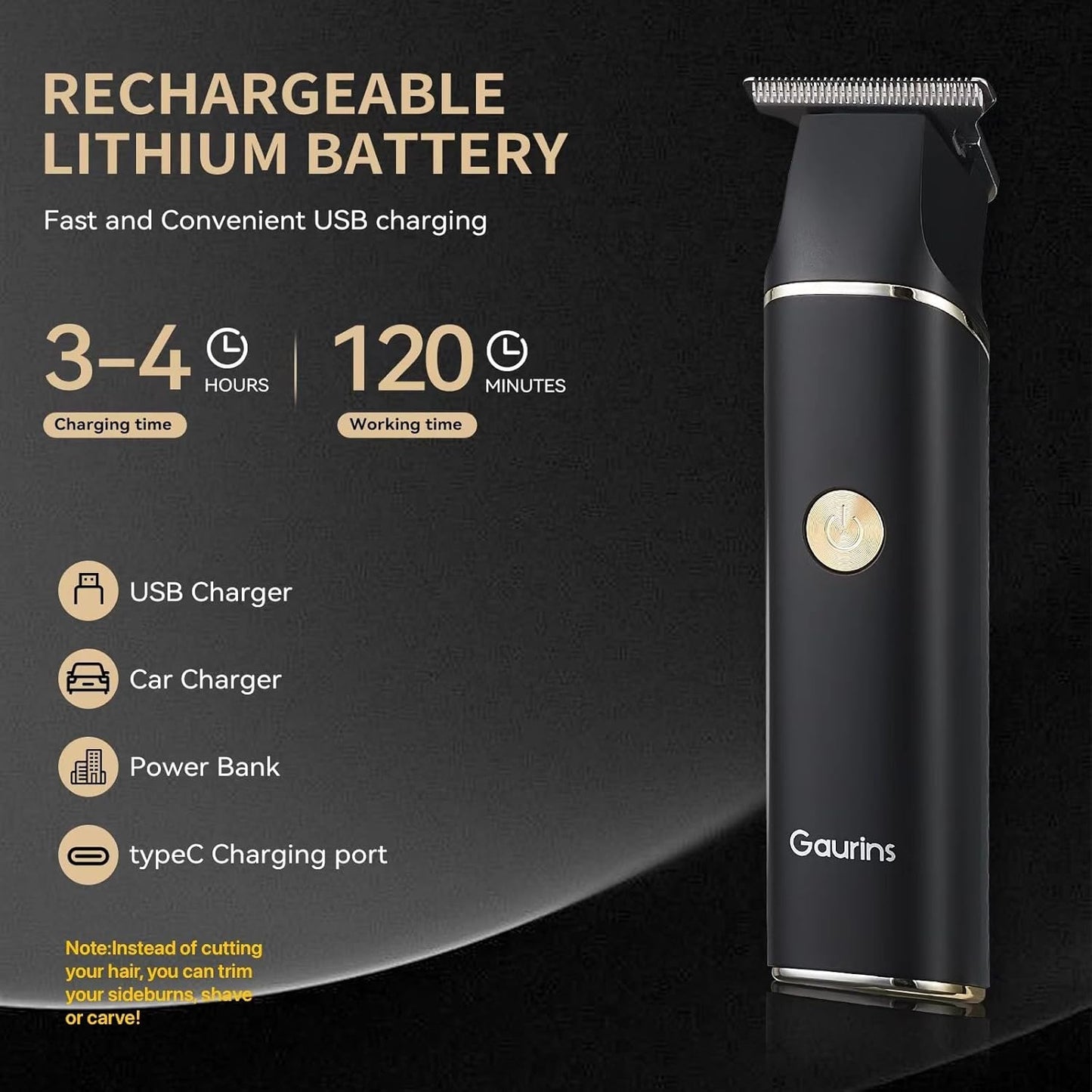 Hair Trimmer for Men, Beard Trimmer for Men Professional, Electric Razor Shavers Zero Gapped T Blade Edgers Liners, Barber Clippers for Hair Cutting Mustache Facial with LCD Display Gifts for Men