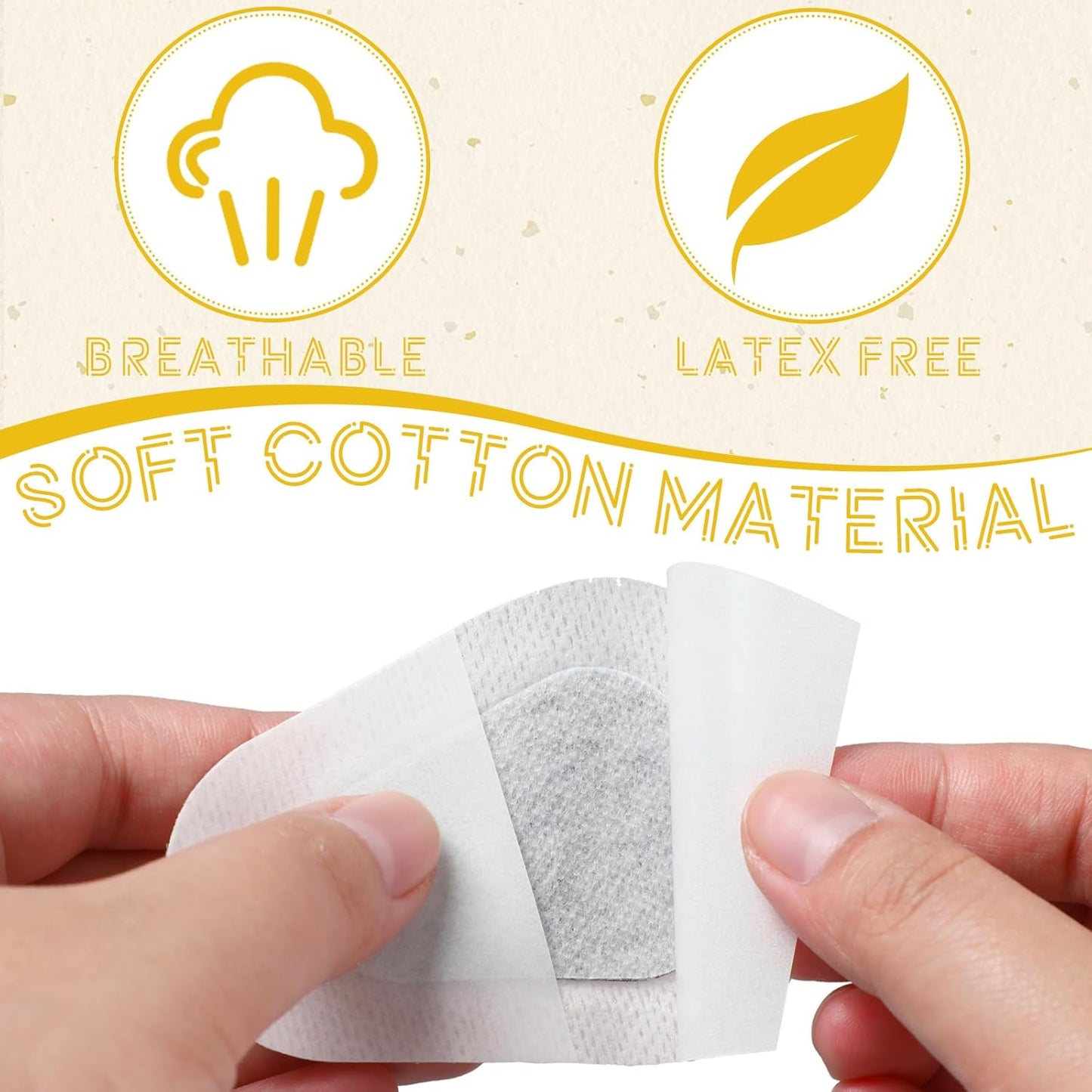 Panitay 40 Pcs Adhesive Eye Patches for Adults Disposable Breathable Medical Eye Patch for Amblyopia Lazy Latex Free Adhesive Bandages for Men(3.3 x 2.3 Inch,Classic Color)