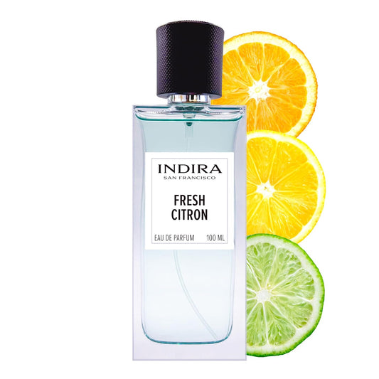 INDIRA Fresh Citron - Eau De Parfum - Citrus Aromatic - Unisex - 100 ML / 3.4 FL OZ - Spray