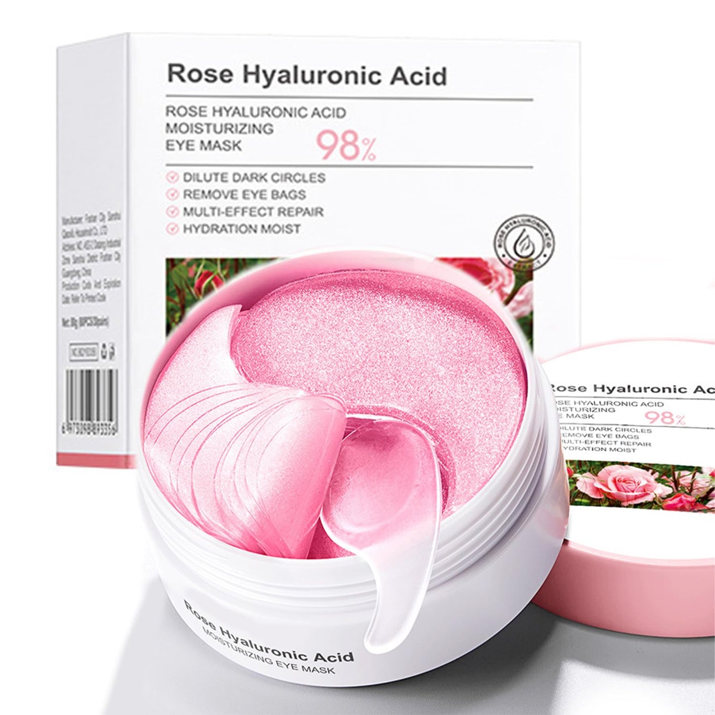 Aloe Vera Eye Masks - 60 PCS Under Eye Patches for Puffy Eyes and Dark Circles Treatments - Hydrating Eye Mask Skincare, Eye Gel Pads for Eye, Reduce Wrinkles and Fine Lines, Improve Eye Skin (Set D)