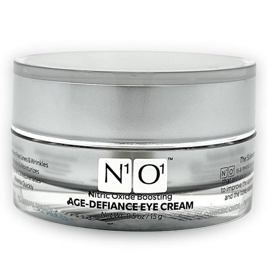 Age-Defiance Eye Cream - Day & Night Moisturizer with Nitric Oxide, Hyaluronic Acid, Complex Peptides, Ceramides - Hydrating Eye Cream for Dark Circles, Wrinkles, Fine Lines, Puffiness - 0.5 oz.
