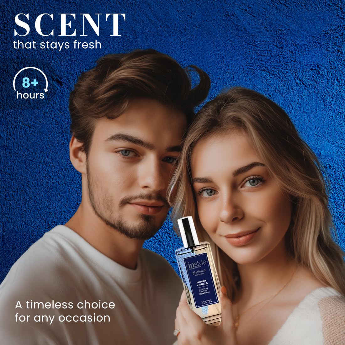 Instyle Fragrances, Platinum Collection, Woody Vanilla, Inspired by Tom Ford's Black Orchid, Unisex Eau de Parfum, CLEAN, Vegan, Paraben-Free, Never Tested on Animals, 3.4 Fluid Ounces