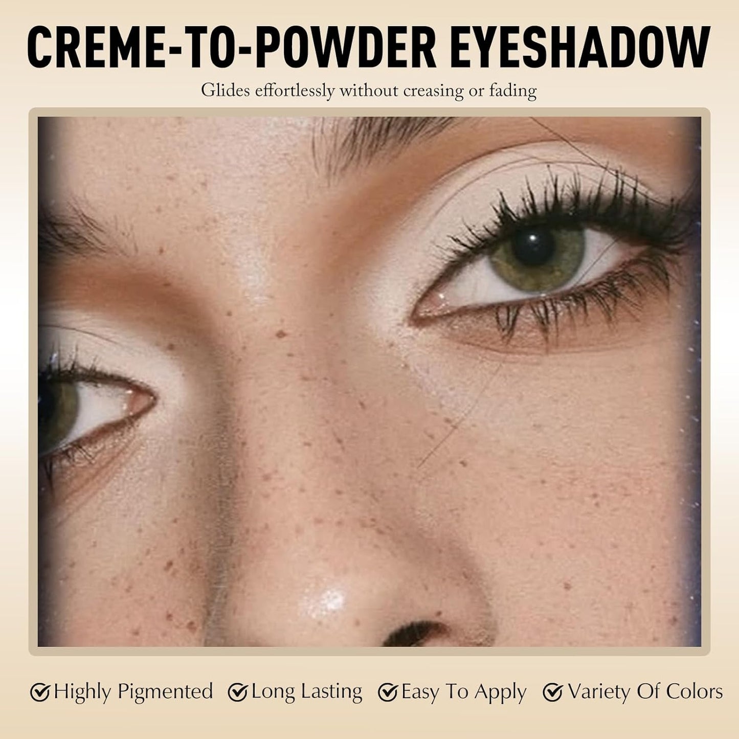 Nude Eyeshadow Stick - Long Lasting Matte Cream Eyes Shadow Pencil Buildable Brightener Crayon Eyeliner Highlighter Makeup, Lightweight Waterproof & Smudge Proof for Easy Quick Application