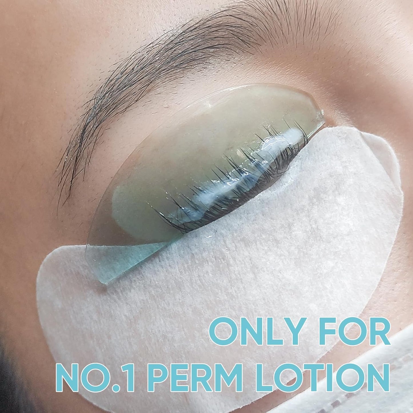 Lash Lift Shields Flat, Lomansa Korean Lash Lift Pads Super Sticky Glueless For NO.1 Perm Soften Lash Lift Rods (Blue)