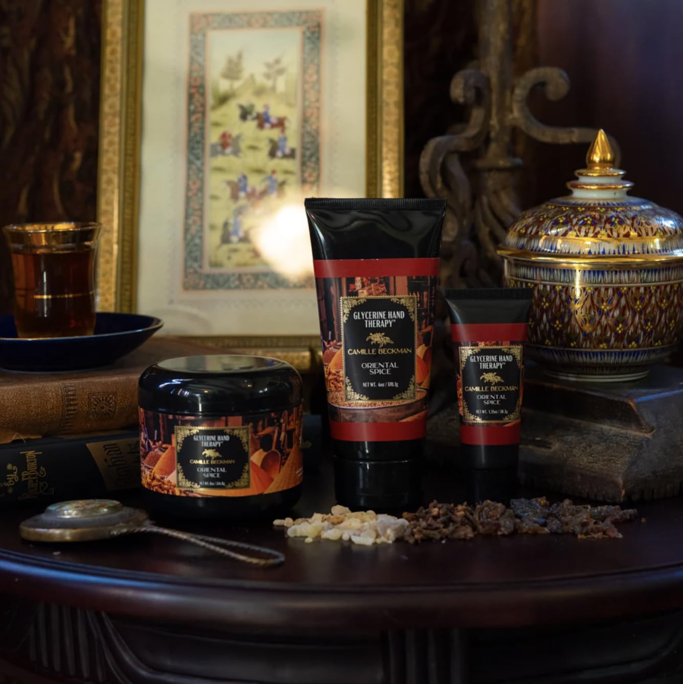 Camille Beckman Glycerine Hand Therapy Cream, Oriental Spice, 8 Ounce