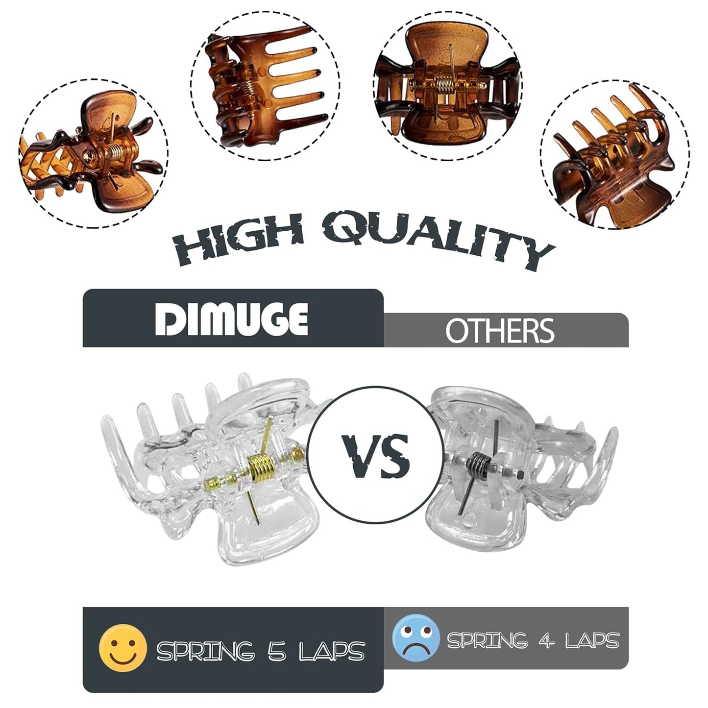 22 pcs Light Brown Small Hair Claw Clips for Women and Girls, 1.1 inch Medium to Small Hair Clips for Styling Sectioning, Clamp Hair Bangs, Keep in Side, Perfect Gifts.