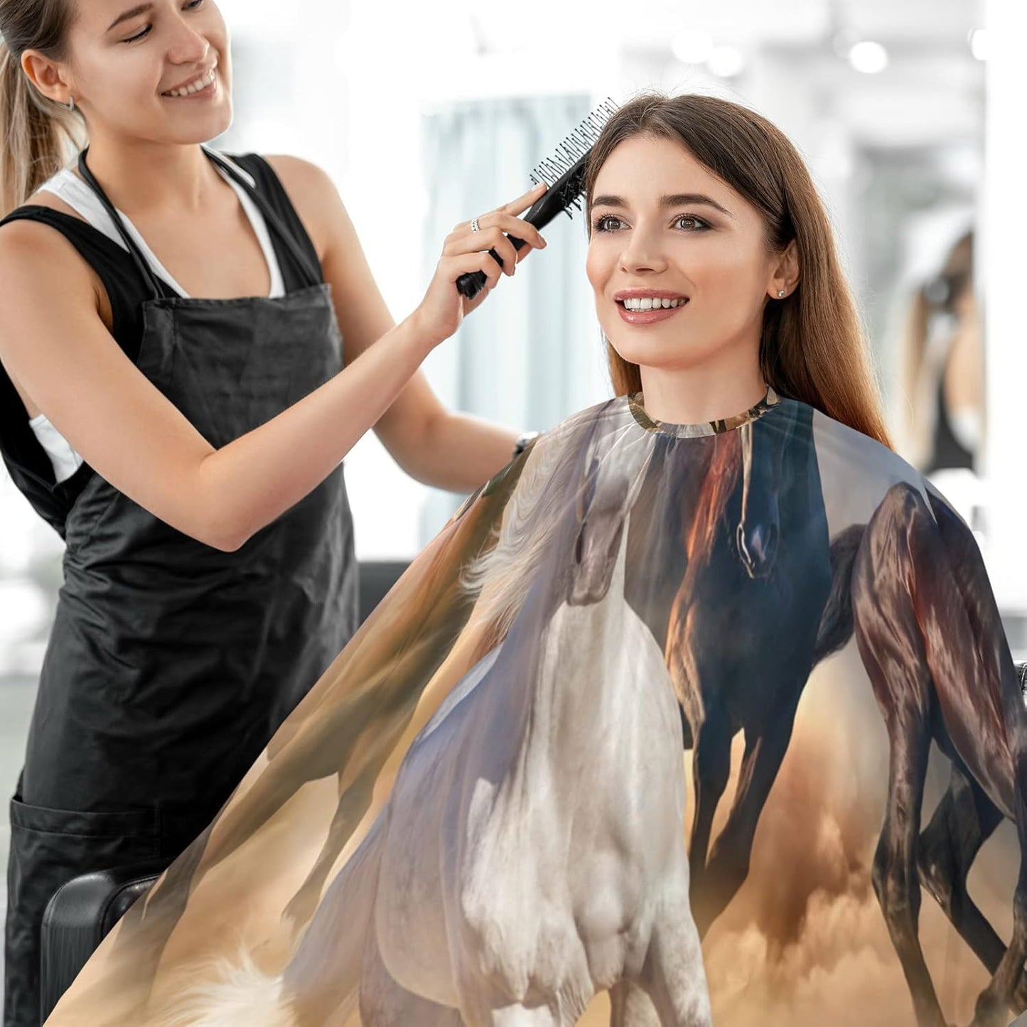 Stylish Barbershop Salon Barber Cape Haircut Cape Salon Apron Unisex Hair Cutting Apron for Men Women