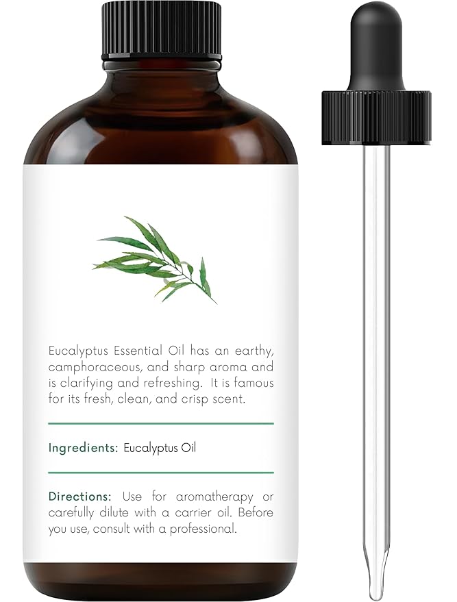 Handcraft Blends Eucalyptus Essential Oil - 1 Fl Oz - 100% Pure and Natural - Premium Grade Essential Oil for Diffuser and Aromatherapy