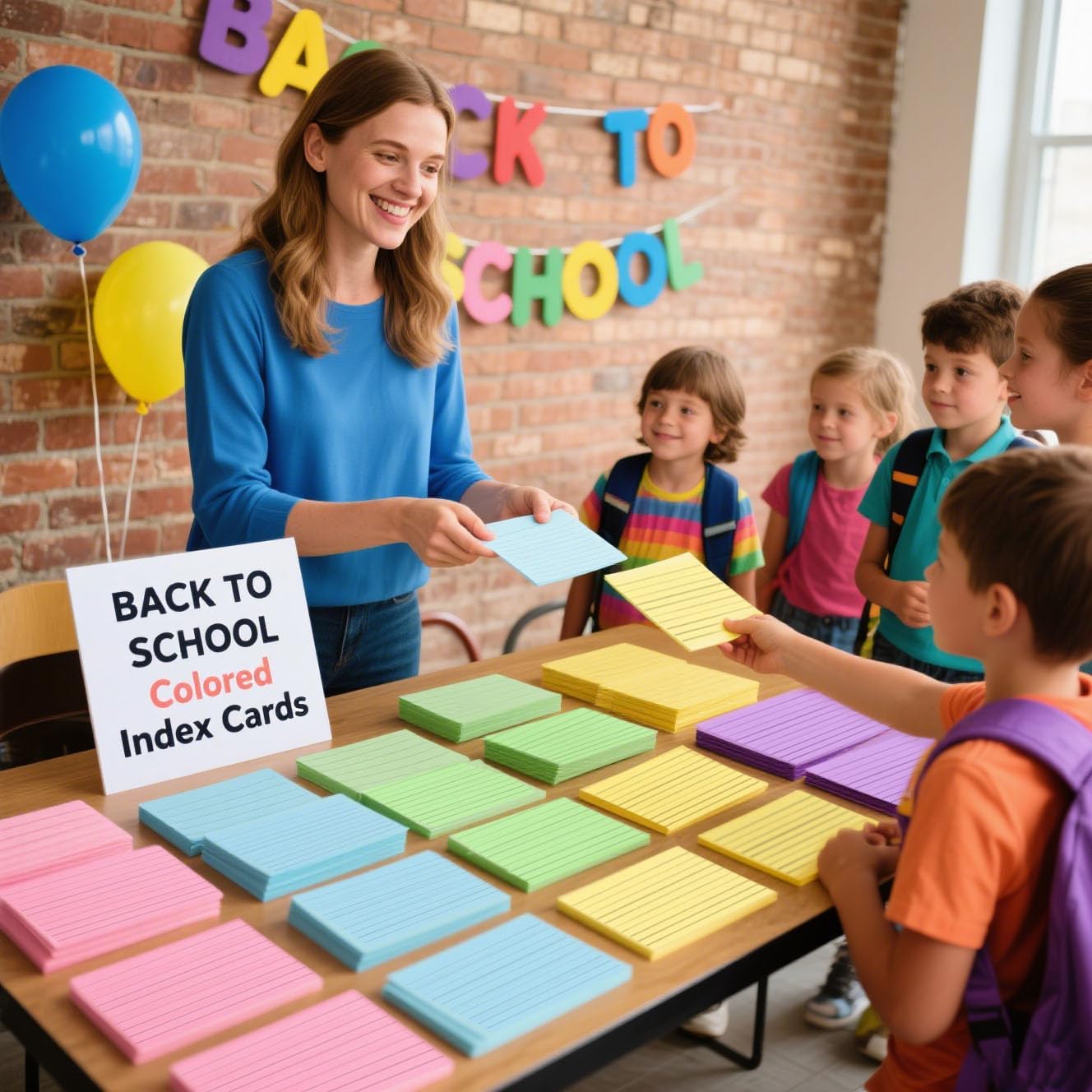 Koogel Index Cards 4x6 Inch, 180 Count, Colored Large Flash Card for Studying, Heavy Notecard Note Taking for School Students Teachers College Office Home Supplies, 9 Assorted Colors