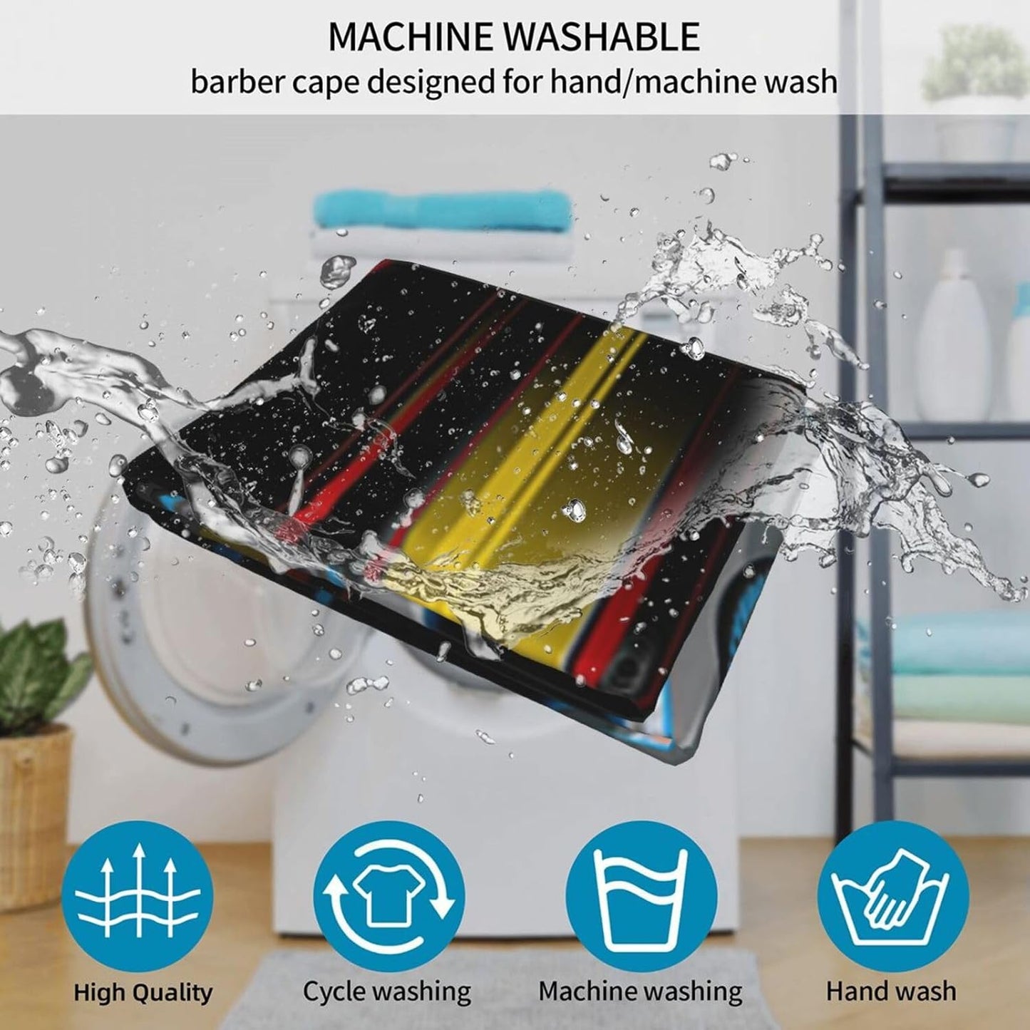 Barber Cape for Kids Funny Duck Haircut Cape Professional Salon Cape Waterproof Hair Cutting Styling Haircut Apron