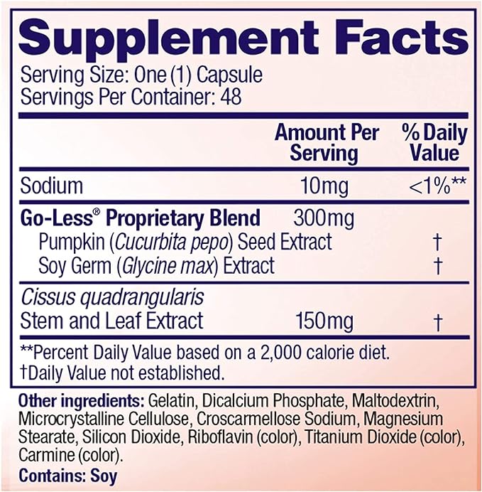 AZO Bladder Control with Go-Less® & Weight Management Dietary Supplement | Helps Reduce Occasional Urgency* | Promotes Healthy Metabolism* | Supports a Good Night’s Sleep* | 48 Capsules (Pack of 2)