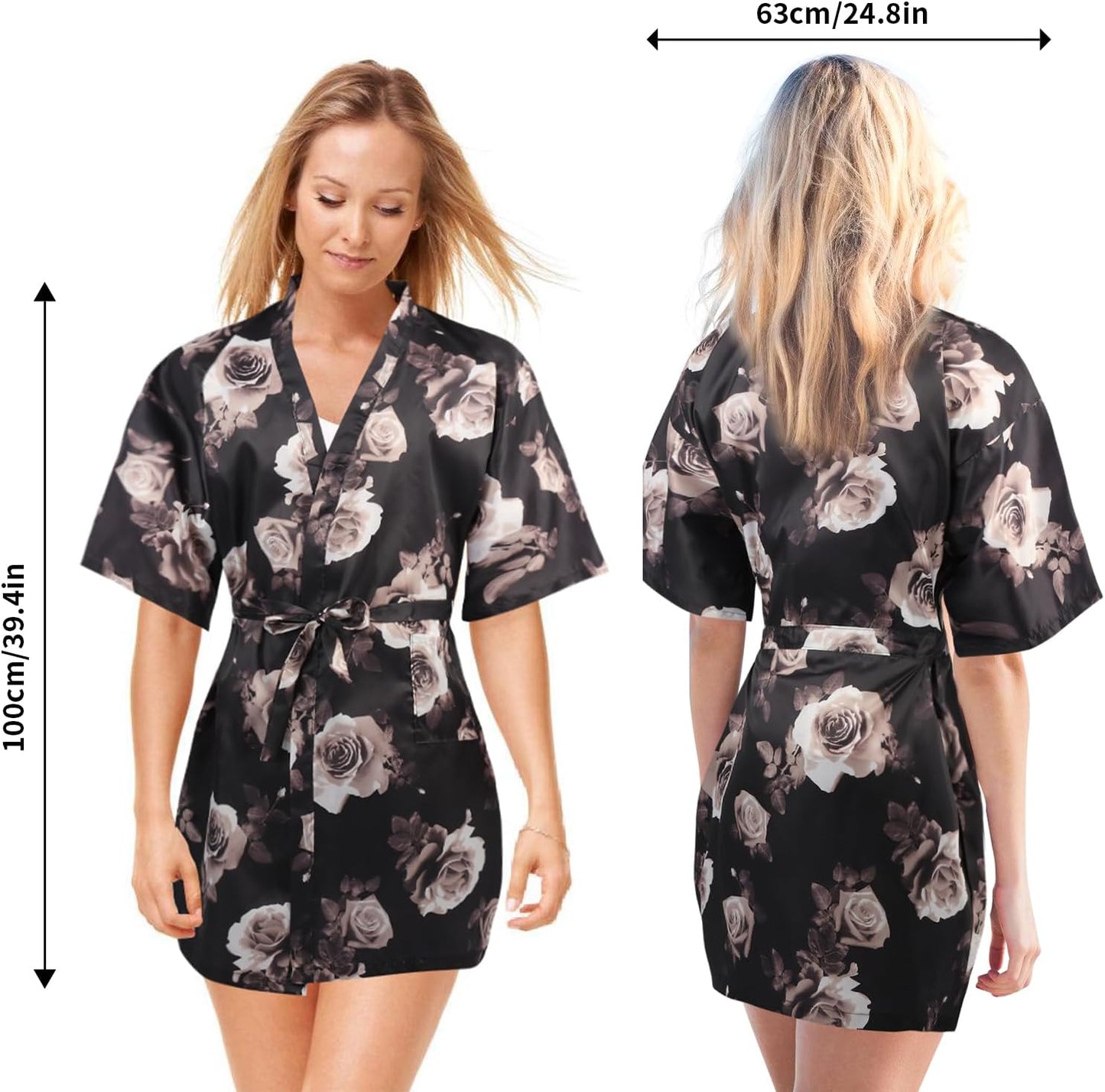 Salon Client Gown Robes Cape Hair Cutting Smock with Adjustable Tie for Hair Cutting Barber Hairstyling