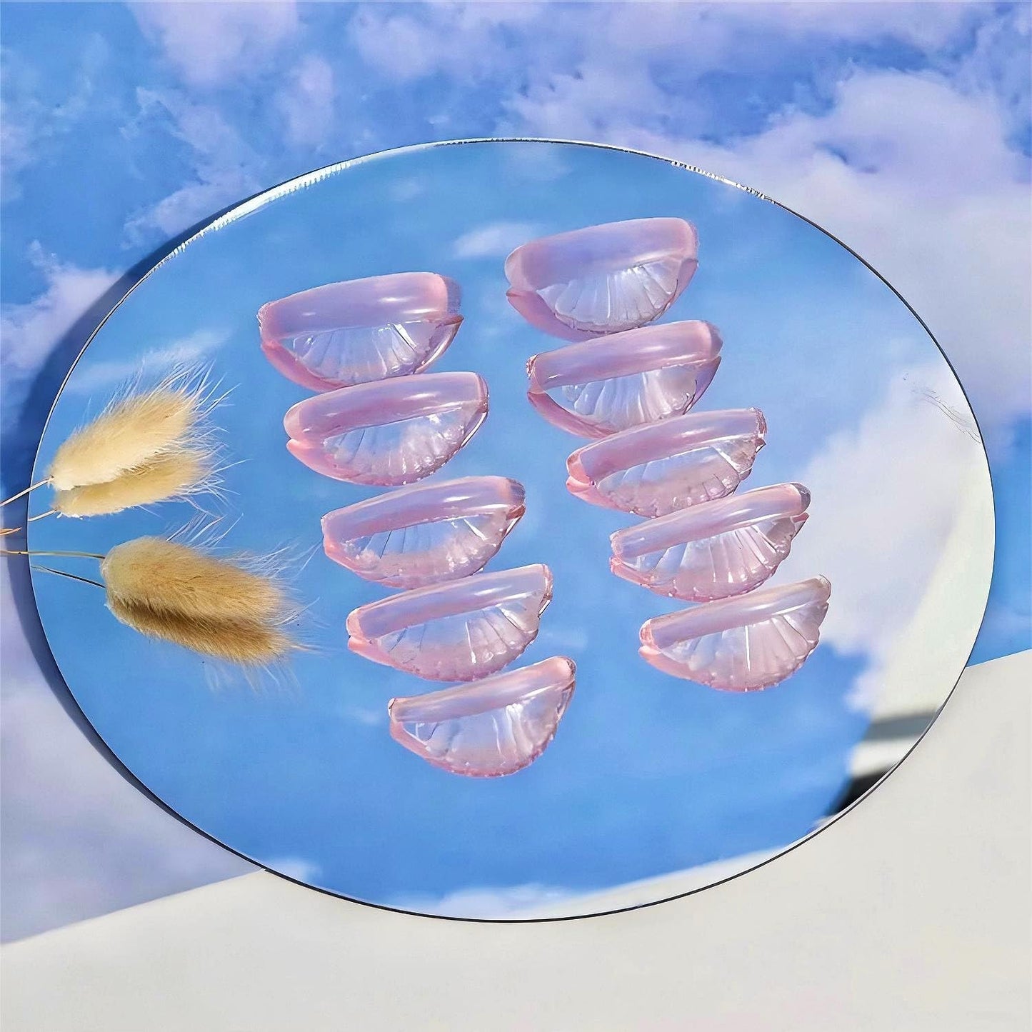 Korean Lash lift Pads Shields 2025 New No glue Eyelash Lifting Shield Self Sticky Lash Perm Rods Lami Lamination Roller U Curler Pad Soft 5 Size Air Bubble Silicone-Light Weight Guard