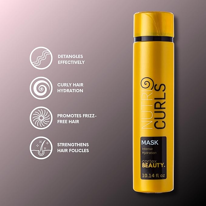 Cortex Beauty Nutri Curls | Curl Enhancing Mask | 10.14oz