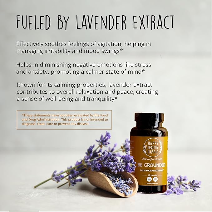 Happy Healthy Hippie Be Grounded Stress Relief & Vegan Collagen Builder