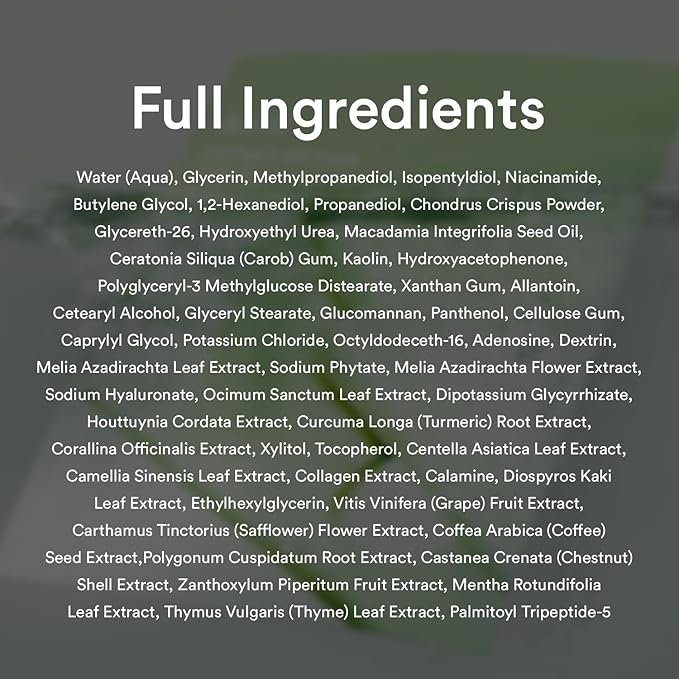 Abib Collagen Gel Mask Heartleaf Jelly 10 Sheets (Soothing) I Korean Vegan Collagen, Cooling Calming Hyaluronic Acid Hydrogel Face Mask Skin Care