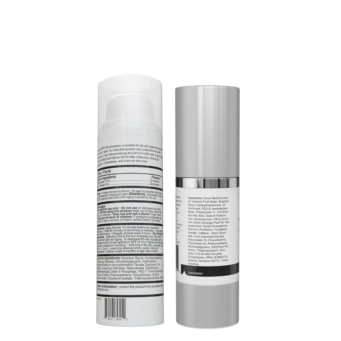 Vibriance Simple Skincare Essentials Bundle | Super C Vitamin Serum, Sheer Zinc Sunscreen SPF 50 Skin Care Set - Nourish, Protect, Illuminate