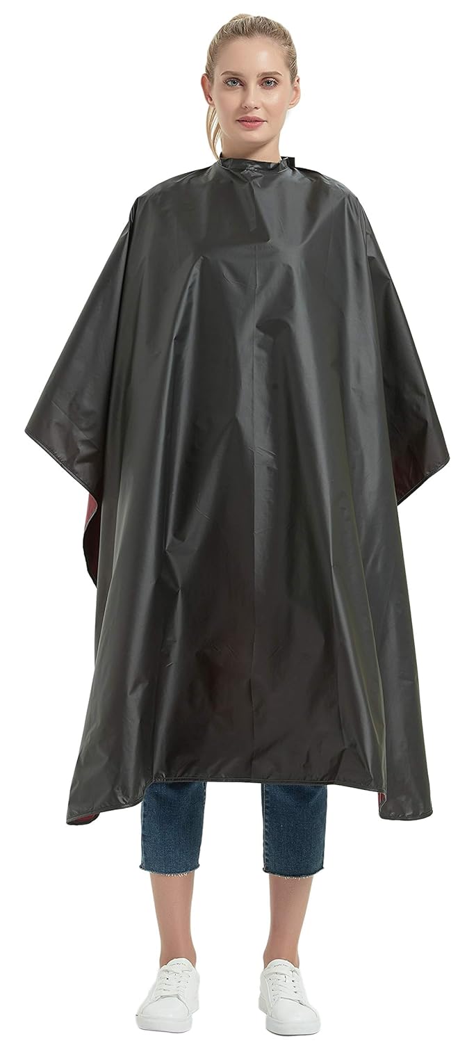 PERFEHAIR All Purpose Styling Chemical Hair Cutting Cape, Salon Barber Stylist Coloring Shampoo Waterproof Clients Gown Smock Capes
