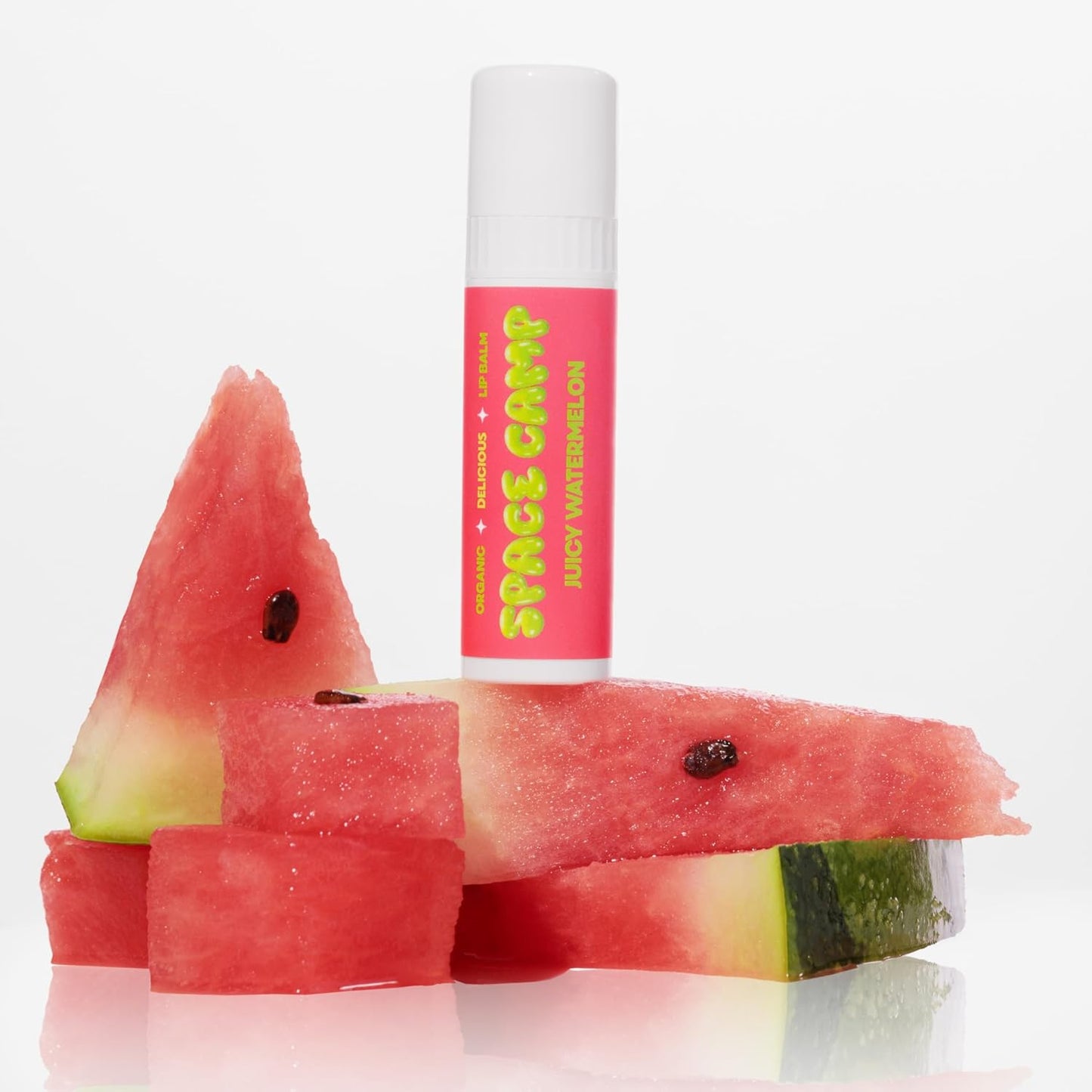 Wellness Jumbo Lip Balm - Juicy Watermelon Organic Flavored Balm (2 Pack)