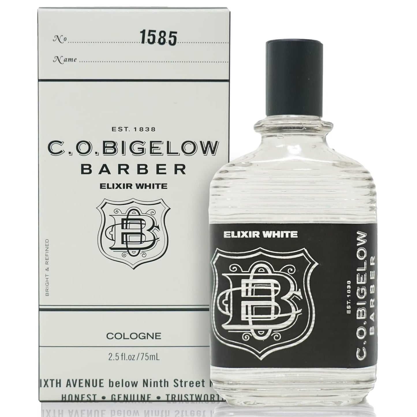 C.O. Bigelow Elixir White Cologne for Men, Spice & Citrus Fragrance, Long Lasting Men's Cologne, Elixir Perfume for Men, 2.5 Fl Oz