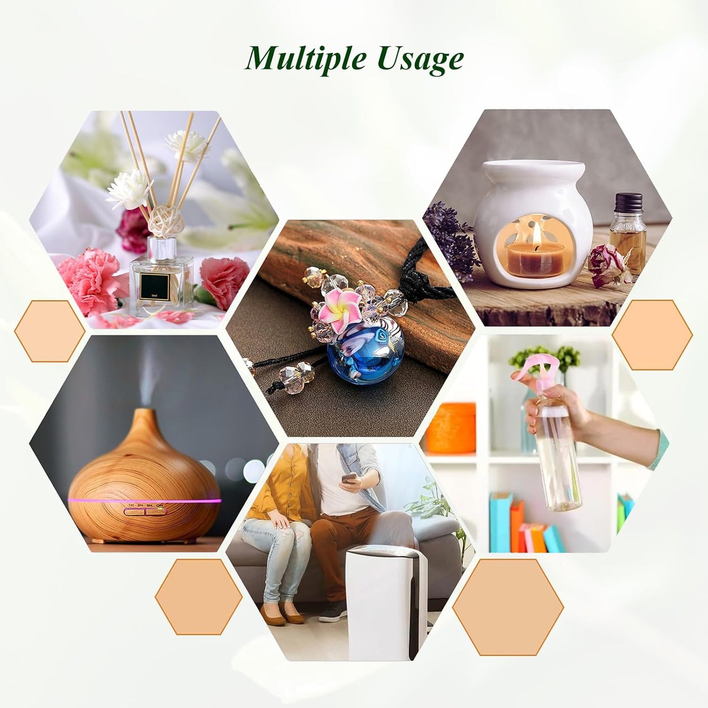 Mumianhua Gardenia Essential Oil 100% Pure-Steam Distilled Natural Gardenia Oil for Aromatherapy, Hair Care Serums & Candle Making, Office Therapeutic Grade for Diffuser 0.33 Fl Oz