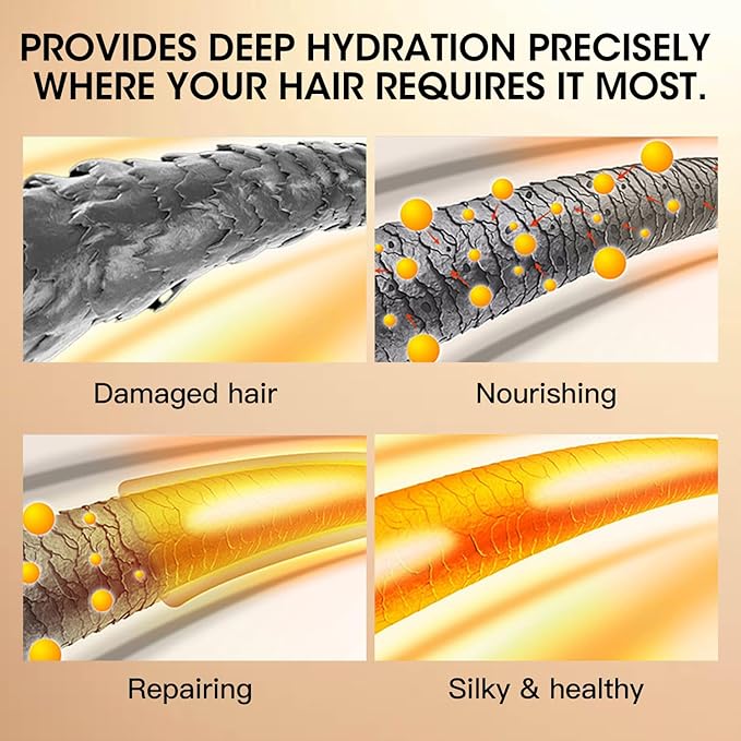 Keratin Hair Mask & Deep Conditioner, Hydrating & Deep Conditioning Repair with Wheat Protein & Argan Oil for Dry, Damaged, or Color-Treated Hair, Anti-Frizz Hair Treatment - 17.5 Oz.