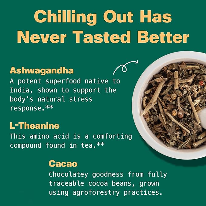 Kuli Kuli Super Gummies - Calming Supplements with Ashwagandha, L-Theanine & Cacao - Helps Support Relaxation & Rejuvenation - 60 Non-GMO, Gluten-Free Gummies