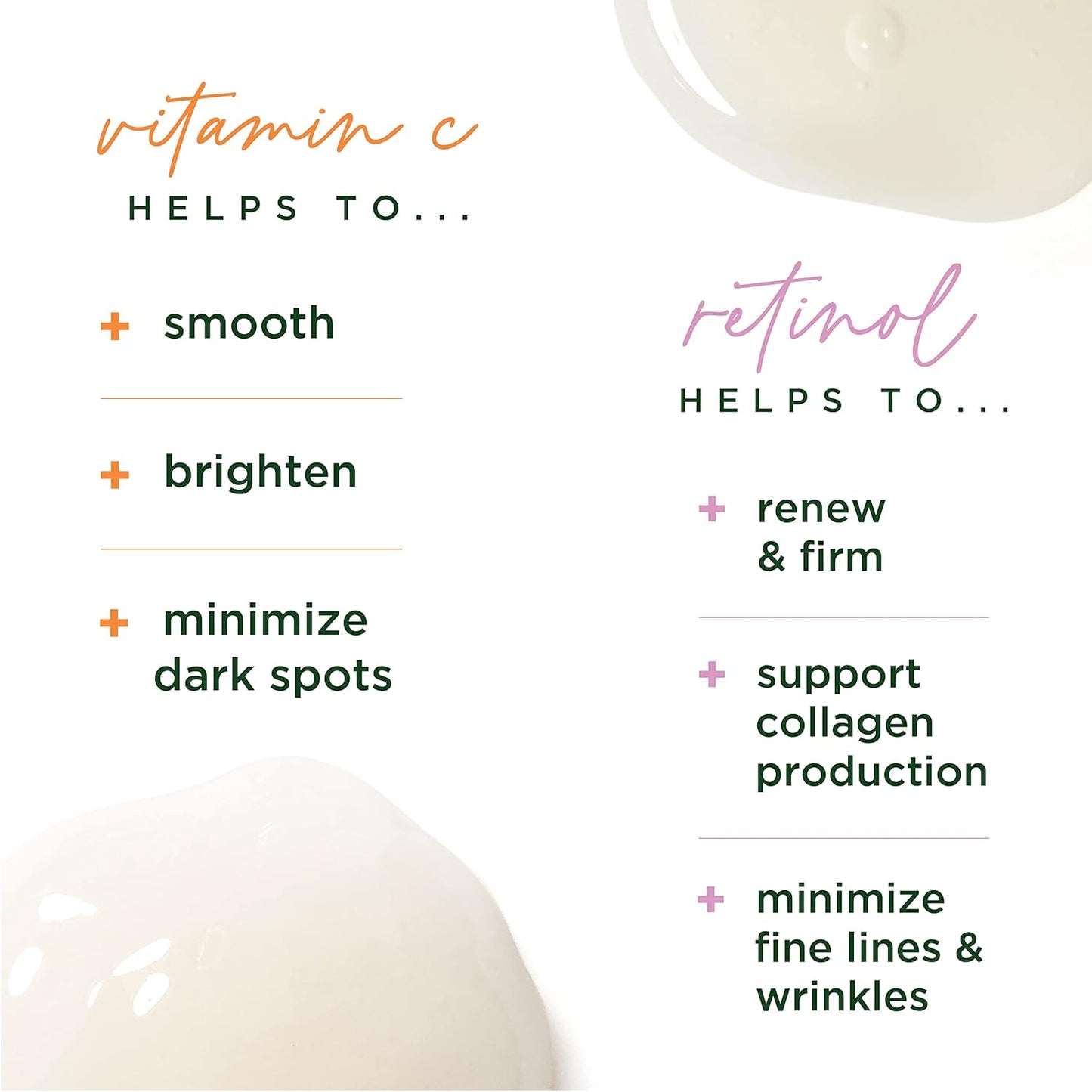 Tree of Life Beauty Facial Skin Care Set, Brightening, Firming, Hydrating, Dry Face, Dermatologist Tested - Vitamin C Serum (Brightens) + Retinol Serum (Smooths) - Skin Care Kit, 2 count of 1 Fl Oz