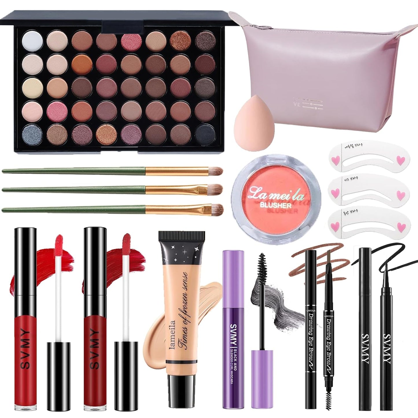 Makeup Set for Women, Makeup Full Kit for Beginners & Professionals, Travel Make up Set for Teens & Adults, Make up Gift Set for Girls, Eyeshadow Palette, Lip Gloss