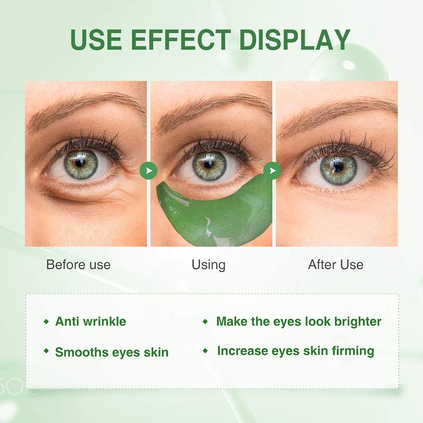 30 Pairs Lip Mask Under Eye Masks Patches, Crystal Collagen Hydrating Moisturizing Smoothing Lips Gel Pads for Puffy Eyes Bags,Dark Circles,Puffiness,Fine Lines,Wrinkles,Anti-Aging Aloe Vera