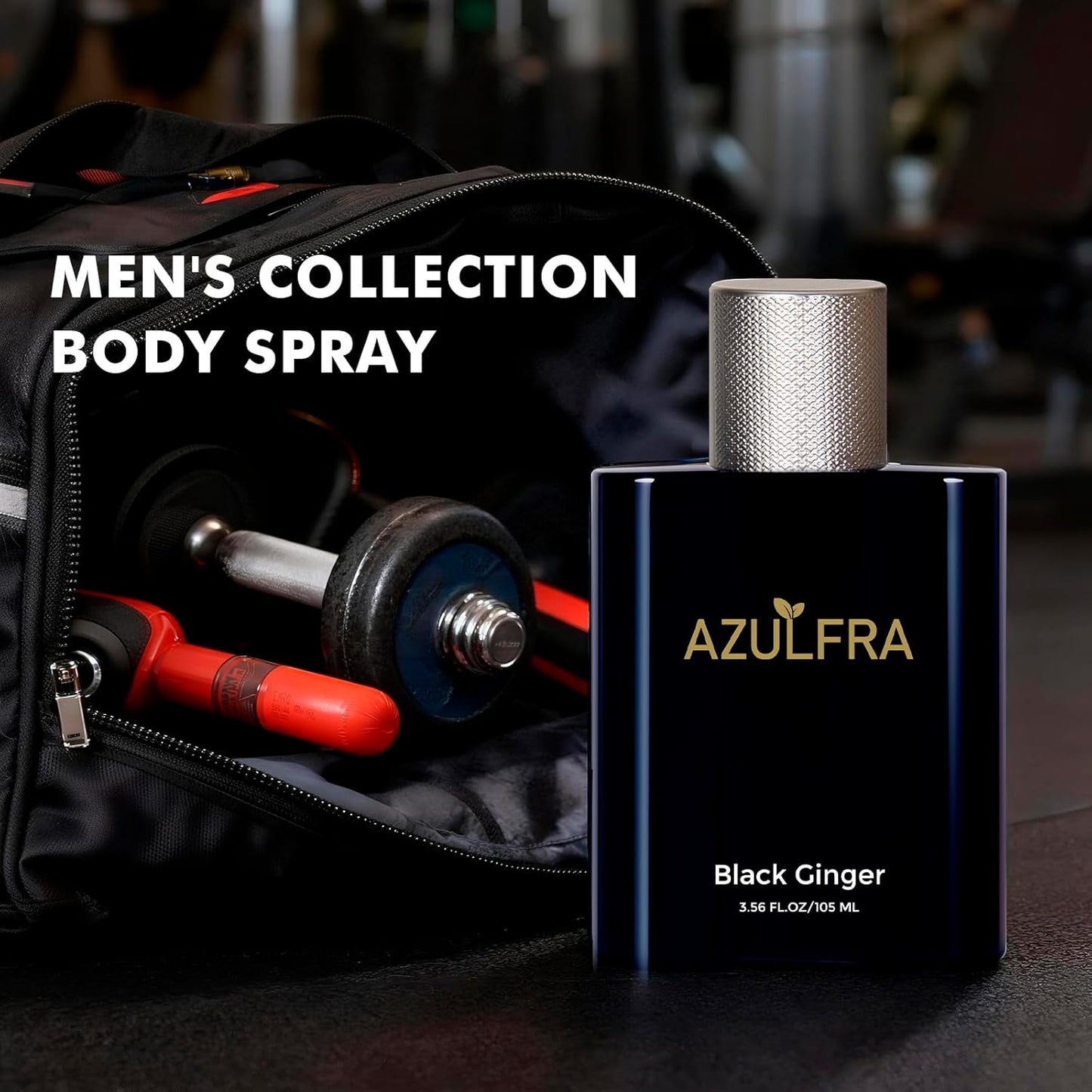 Body Spray for Men, Mens Body Refreshing Spray, Notes of Lemon Ginger and Sandalwood, 3.56 Fl.Oz