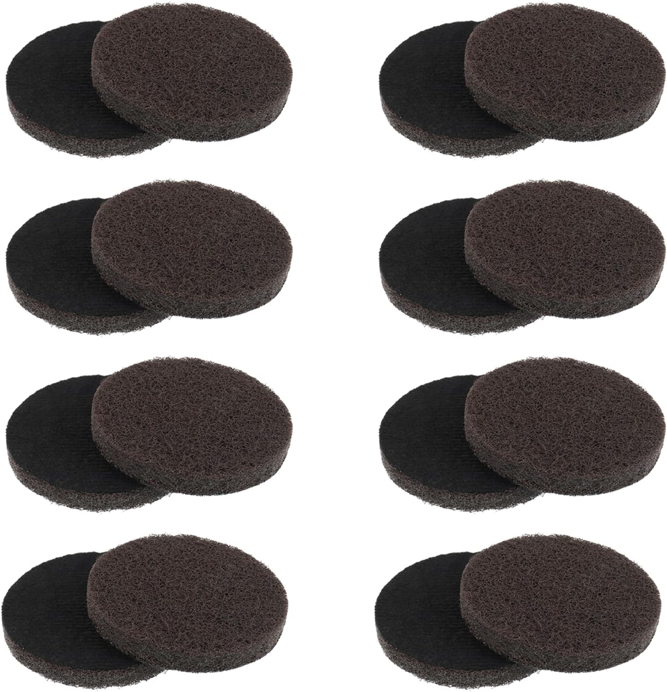 16pcs Performance Pads Power Scrubber Pads Set Electric Scrubber Replacement Scouring Pads fit for Dremel Versa Scouring Pads,Browm