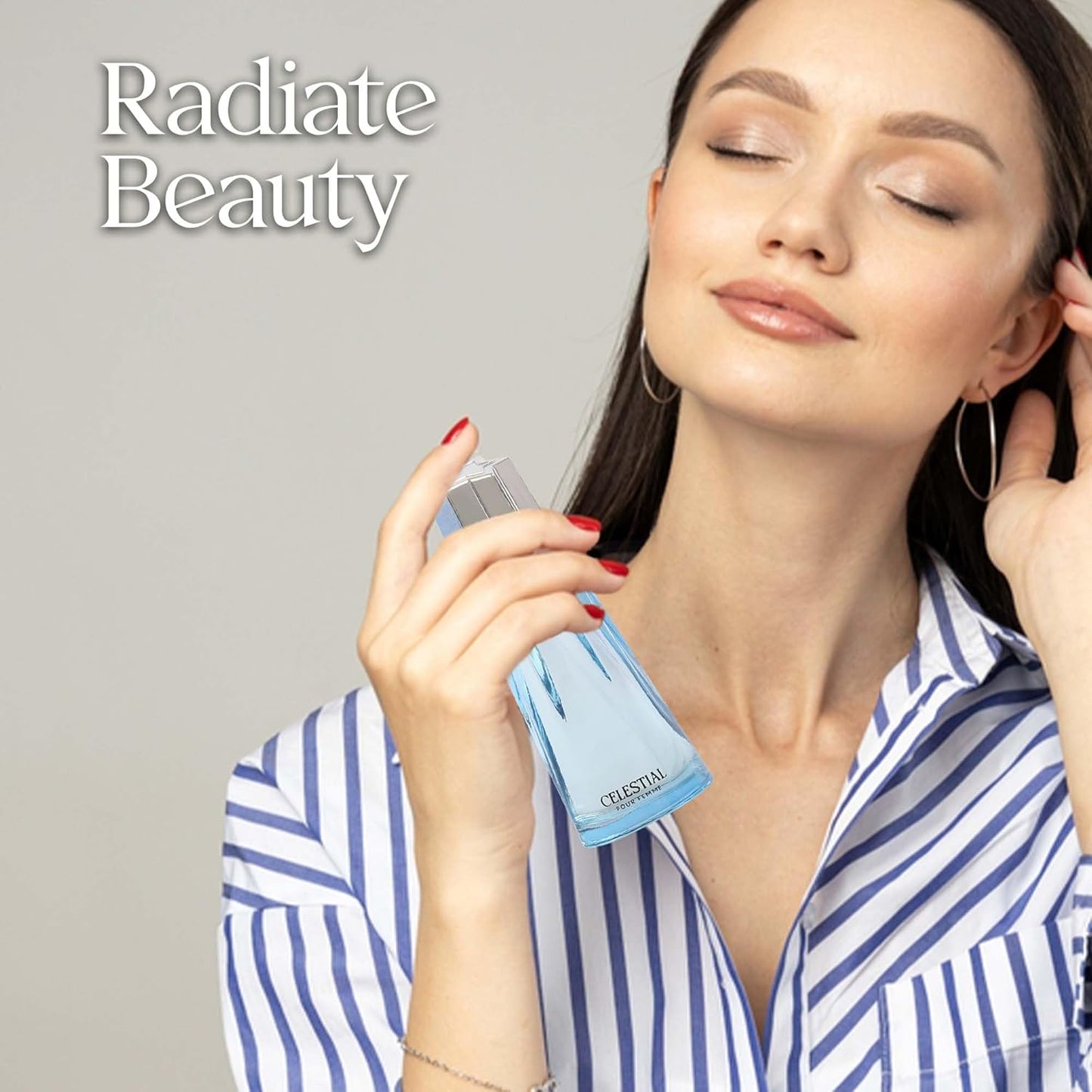 2PCS Celestial Eau de Parfum for Women - 100ml Floral & Fruity Perfume with Lavender, Coconut, Vanilla & Pear, Long-Lasting Feminine Fragrance