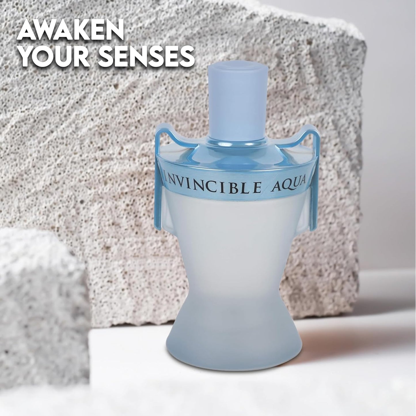 Men's Cologne Invincible Aqua- Eau De Toilette Spray Perfume Fresh Scent 3.4 Fl Oz Daily Used