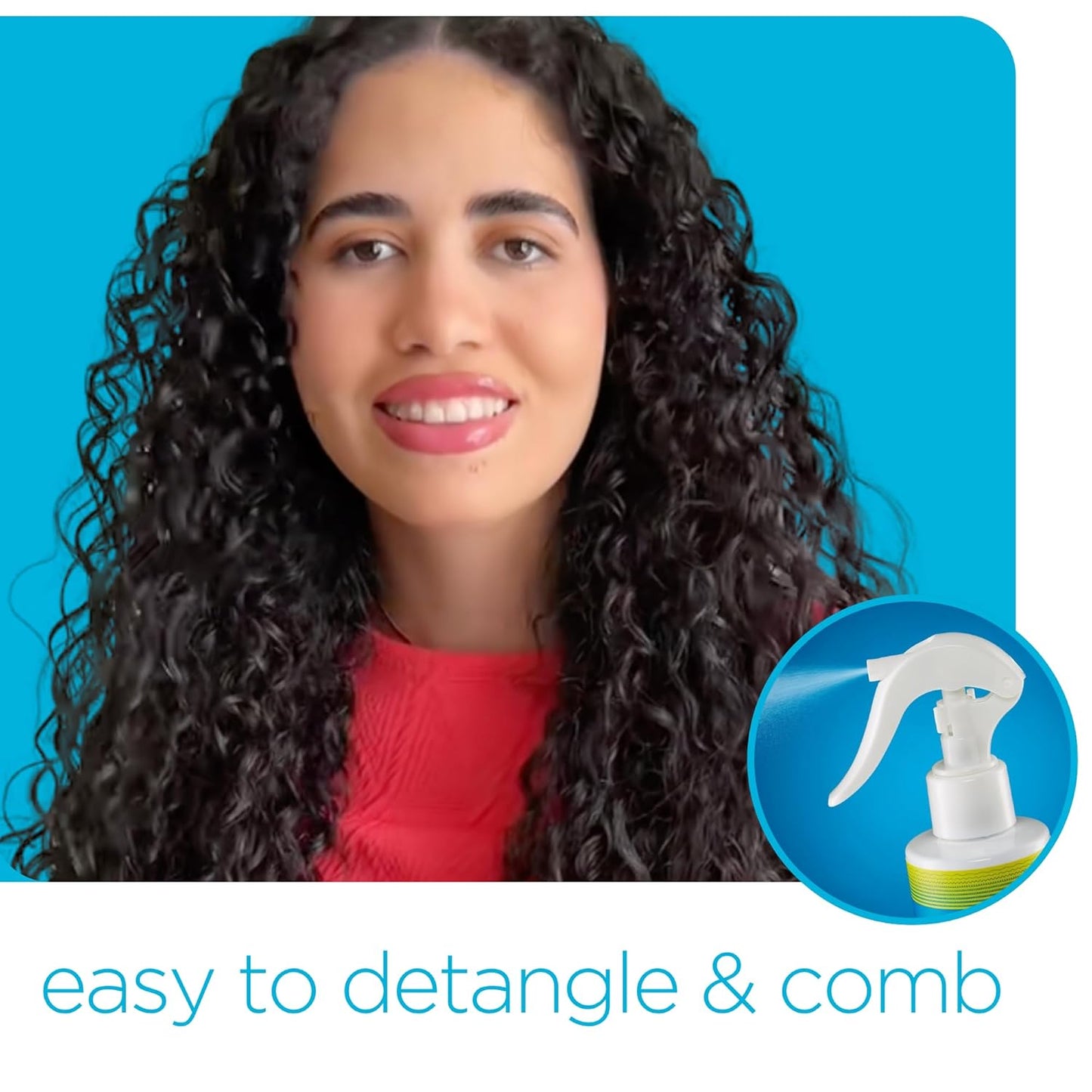 Rehydrating Mist & Hair Detangler Spray – Natural Leave In Conditioner Spray with Aloe Vera & Lavender for Dry, Curly, Coily, Matted or Damaged Hair for Women, Men & Kids – Vegan – 8 fl oz