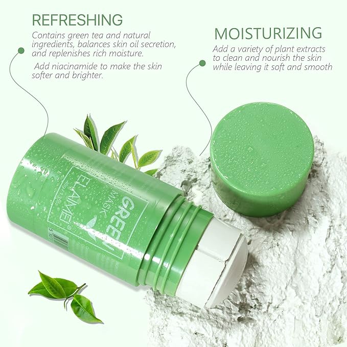 2 Pcs Green Tea Mask